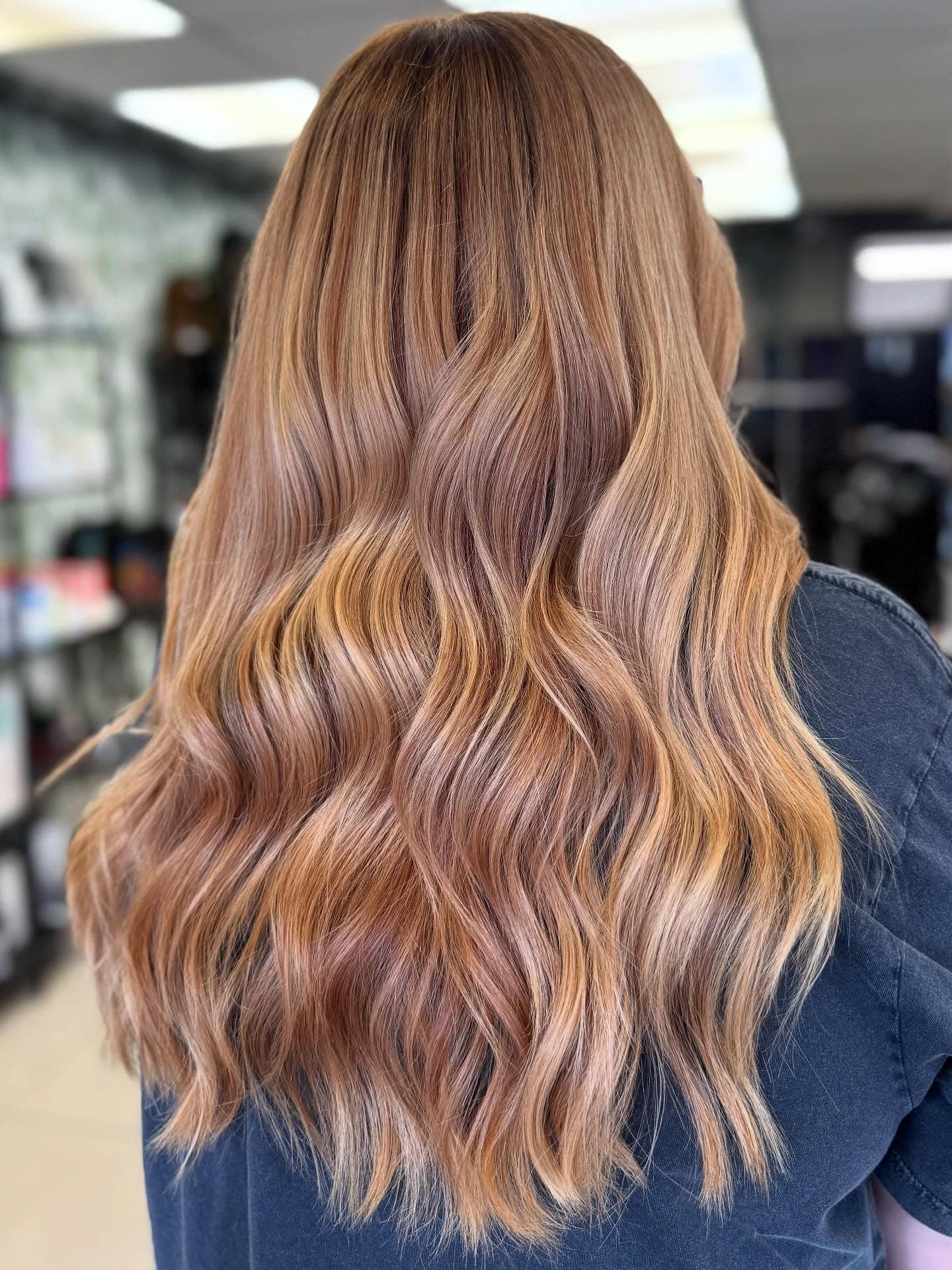 17. Copper-Toned Waves with Subtle Dimension - Wavy Hairstyles