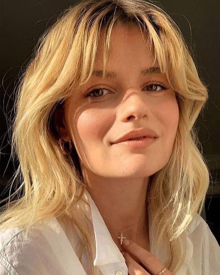 16. Sunlit Shag with Textured Fringe - 70S Hairstyles