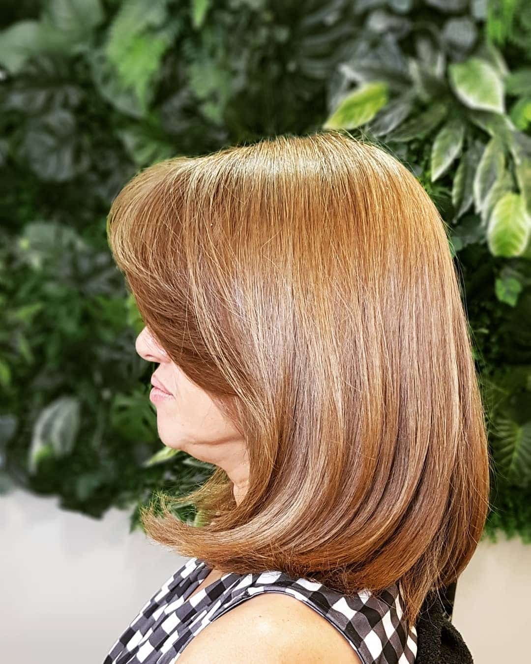 2. Sleek Golden Lob with Volume - Long Bob Hairstyles
