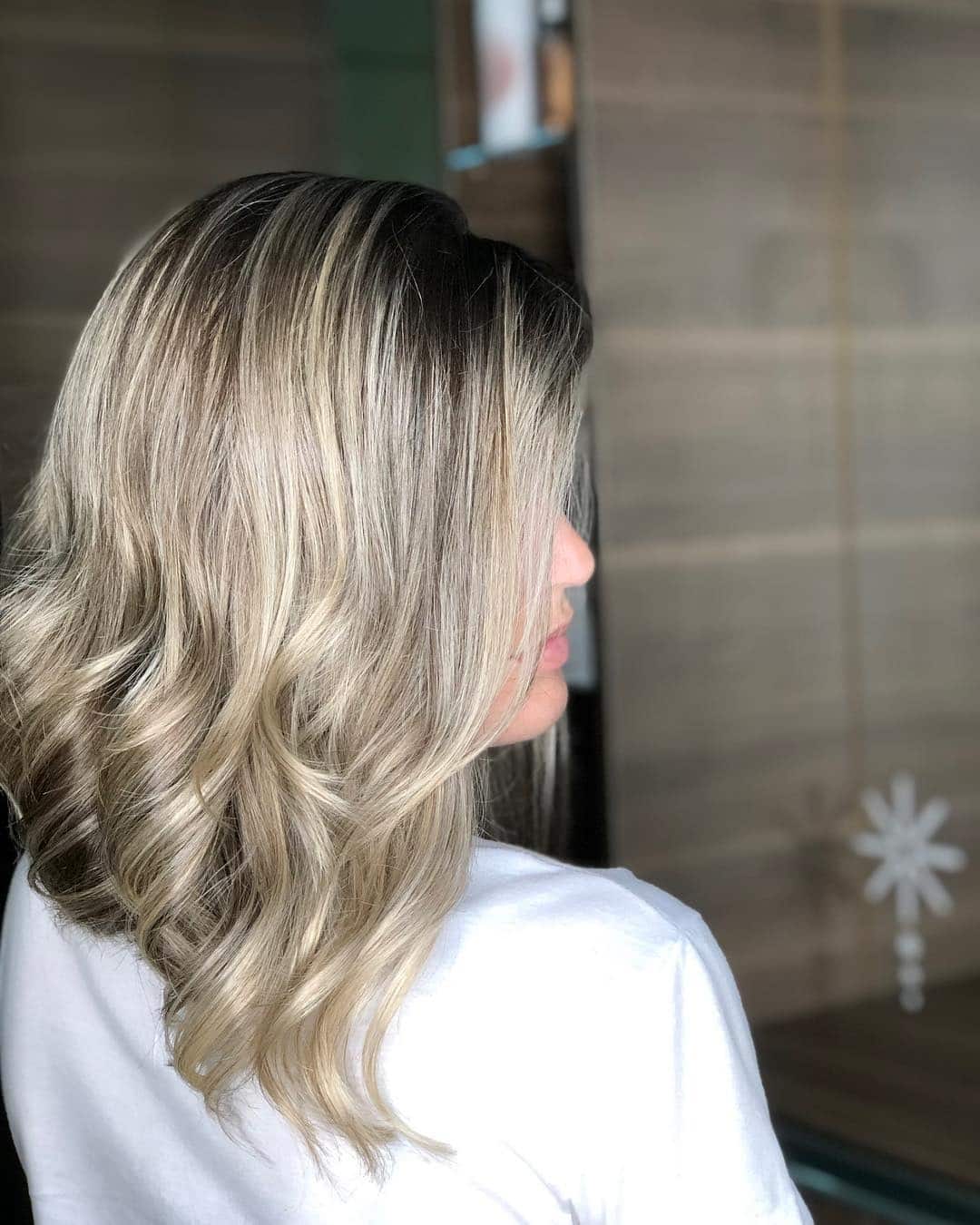 8. Soft Platinum Balayage Lob - Long Bob Hairstyles