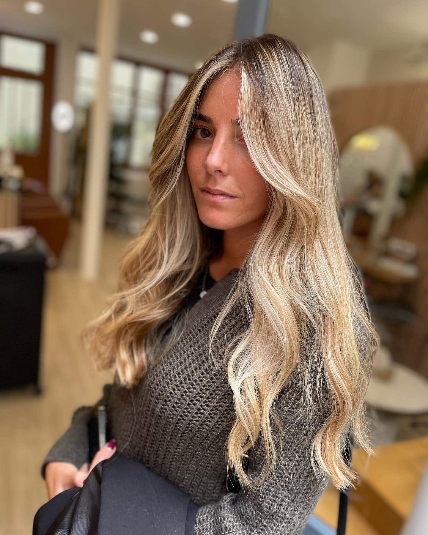 6. Sandy Blonde Luster - Winter Hair Color