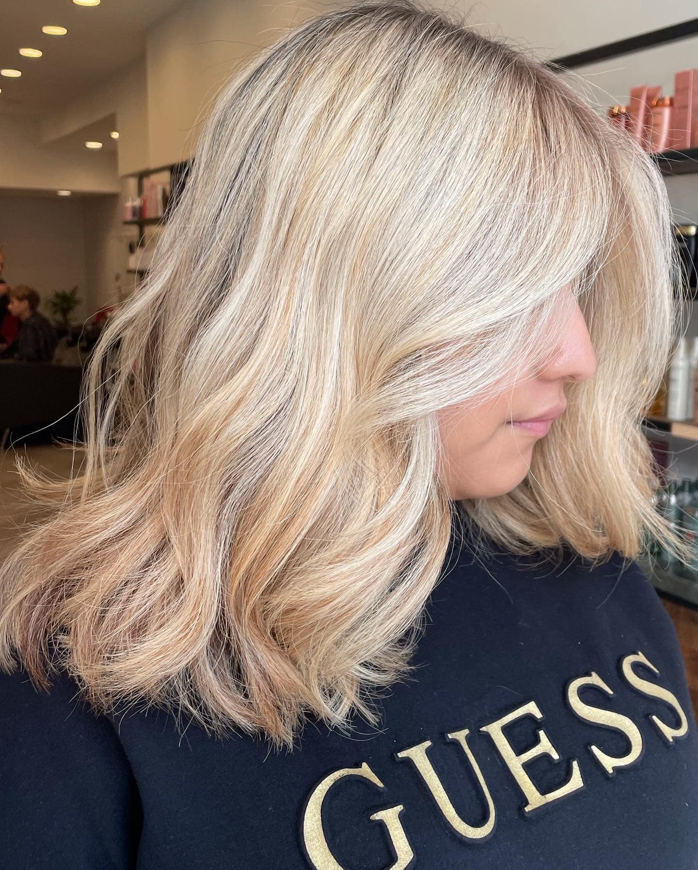 8. Platinum Luxe Layers - Winter Hair Color