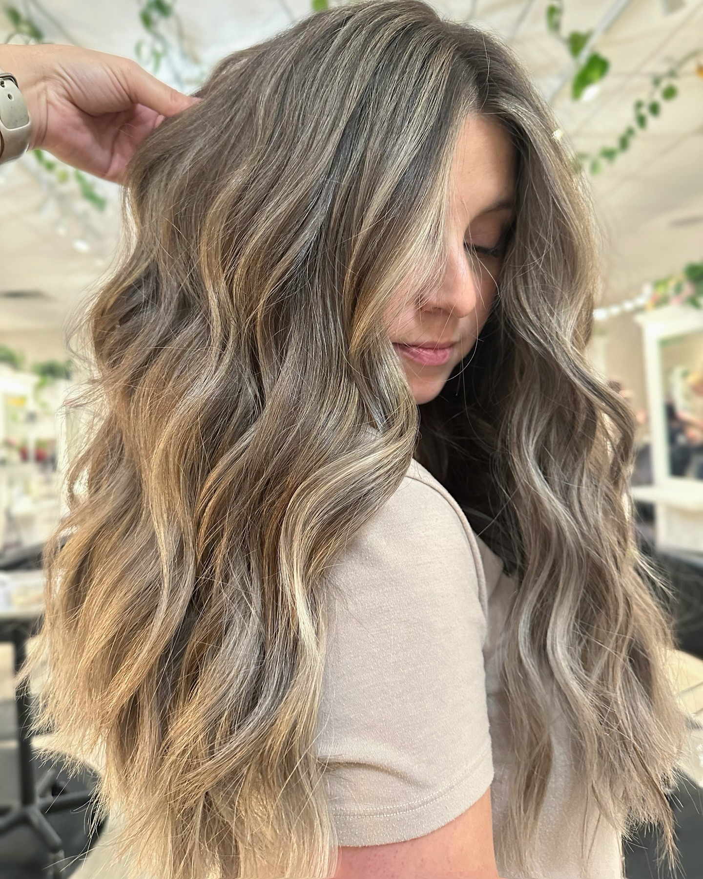 9. Ashy Latte Dimension - Winter Hair Color