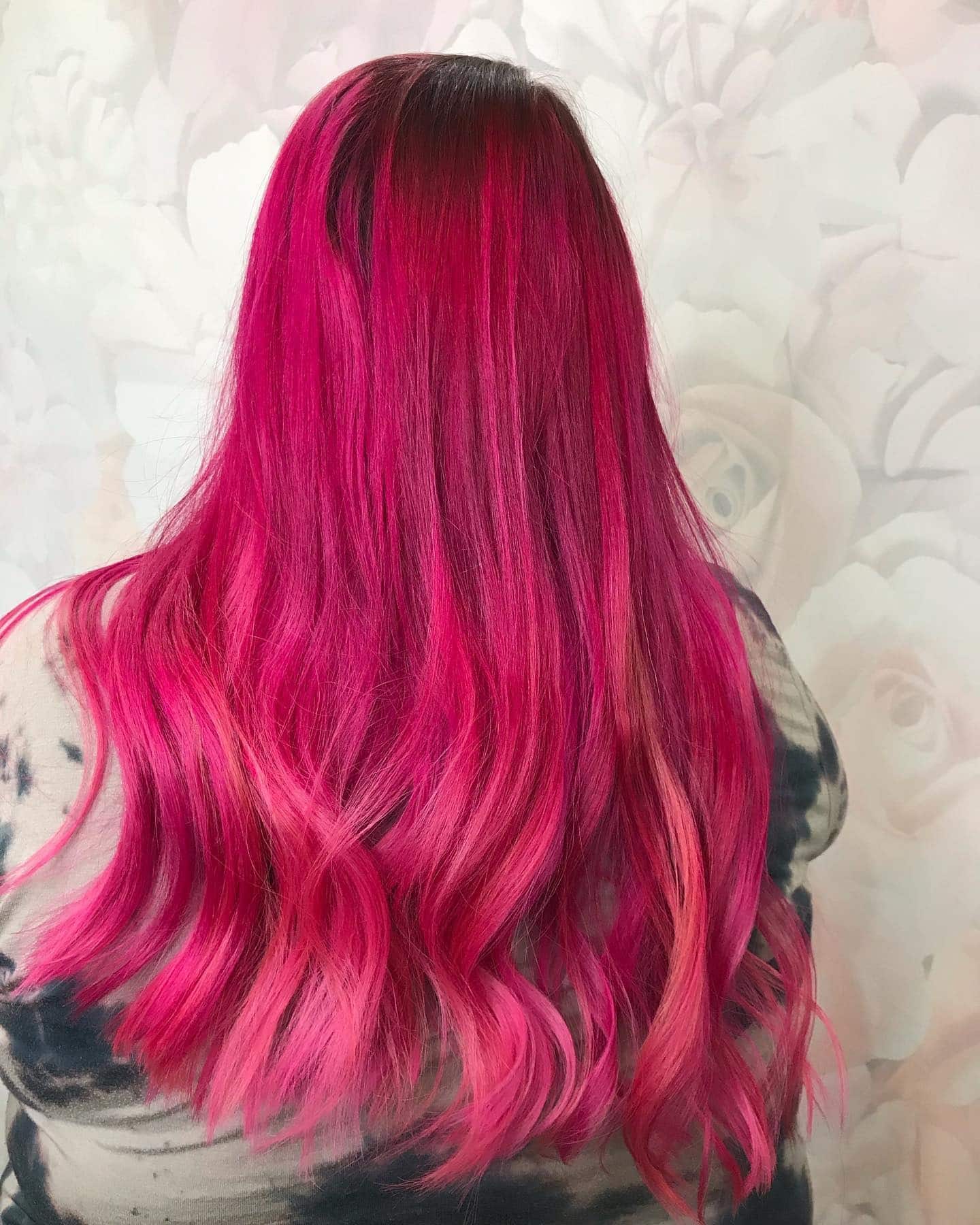 19. Strawberry Pink Fade - Hot Pink Hair Color