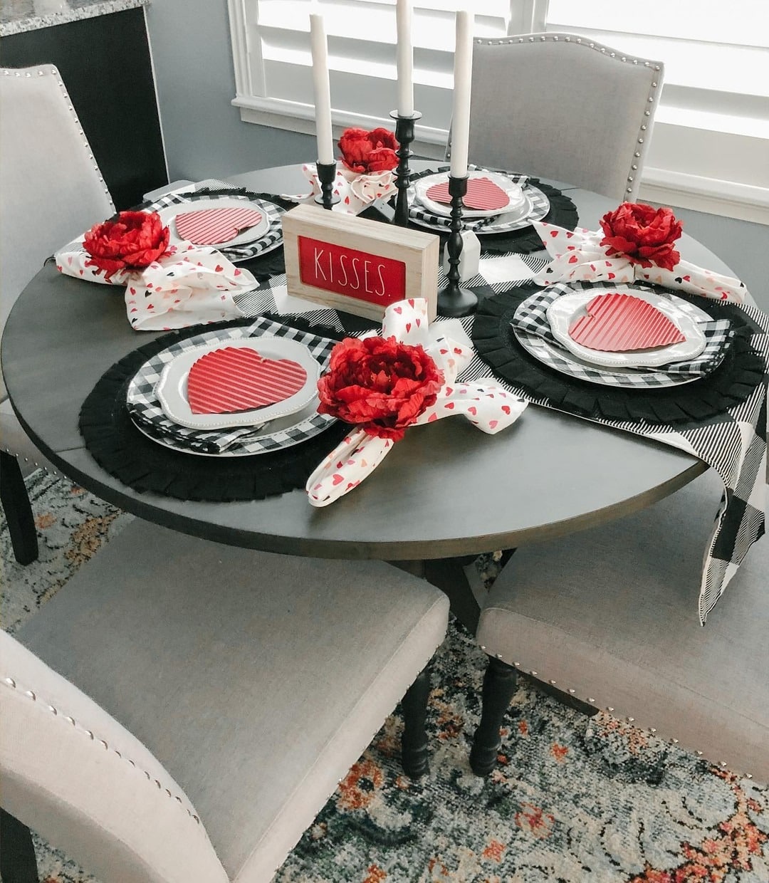 19. Seasonal Charm with Festive Styling - small kitchen table ideas