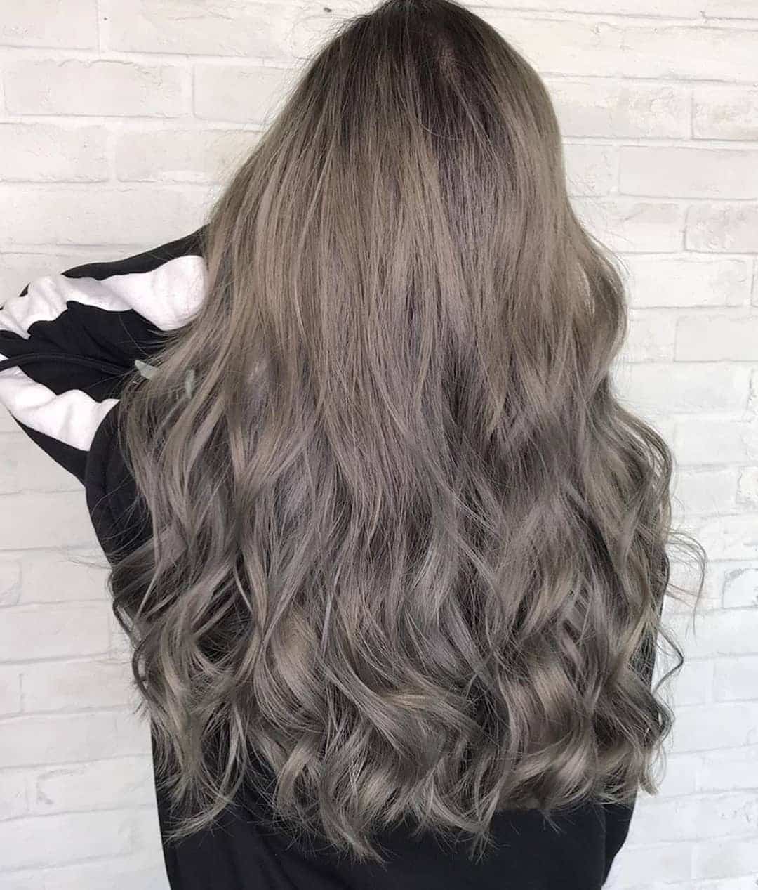 17. Smoky Ash Cloud Texture - Ash Hair Color