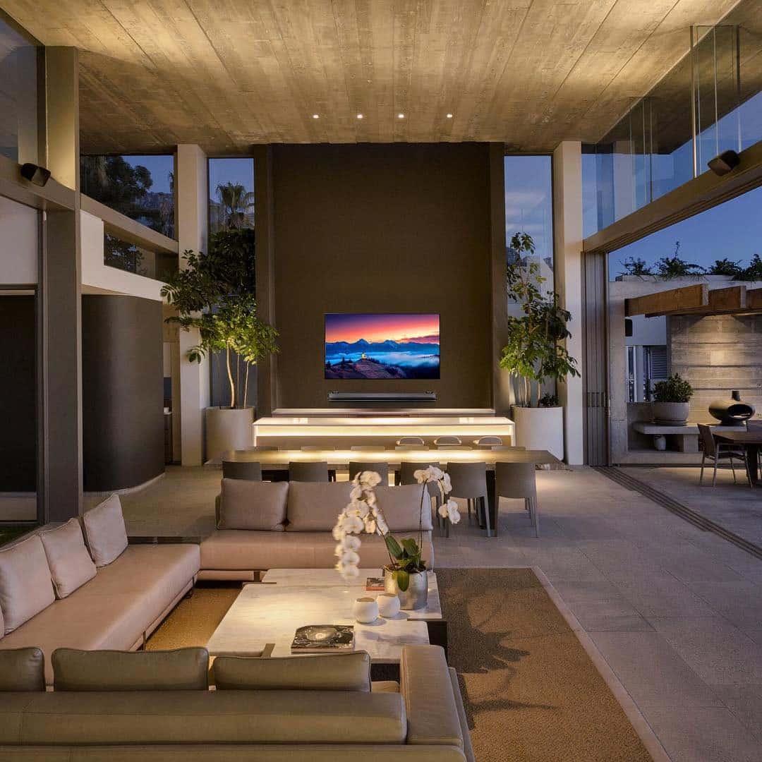 3. Modern Open-Concept Gathering Area - open living room ideas