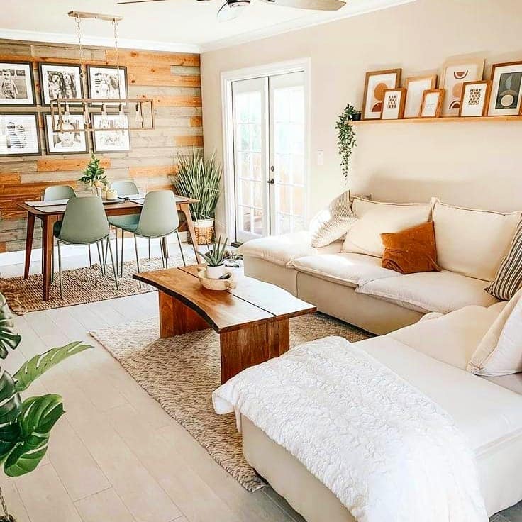 5. Light and Natural Open Living - open living room ideas