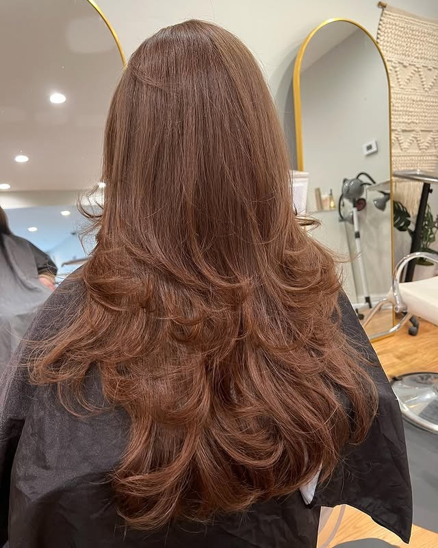 17. Rich Chestnut Layers with Full Movement - Layered Hairstyles