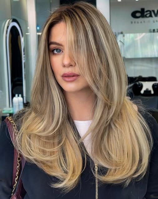 21. Layered Blonde with Dimensional Ash Highlights - Layered Hairstyles