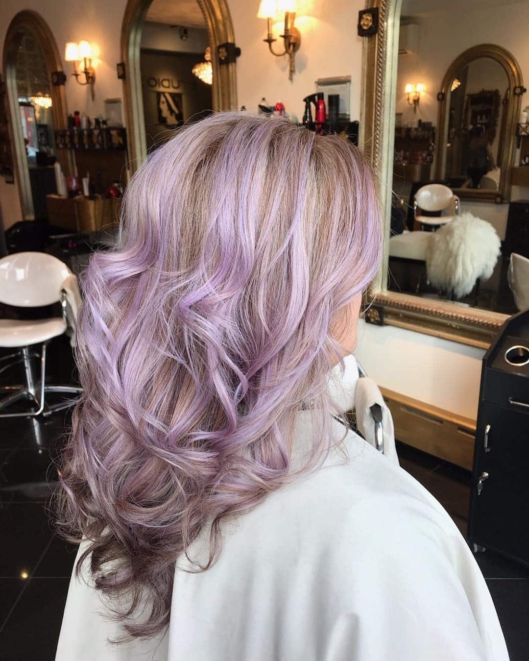 4. Pastel Lavender with Blonde Undertones - Lavender Hair Color