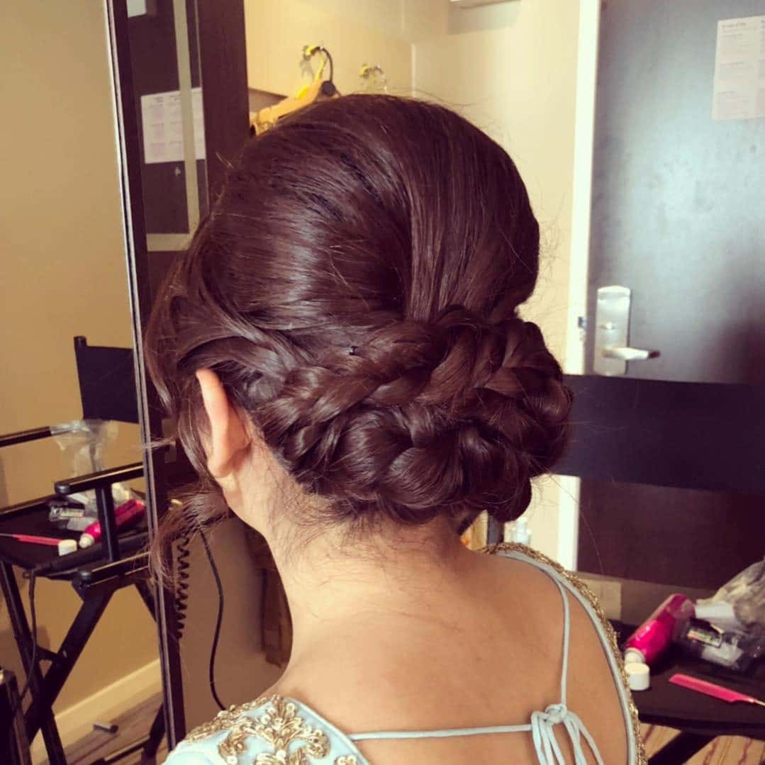 3. Elegant Braided Chignon - Braided Hairstyles