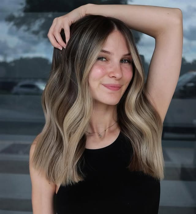 7. Rooted Ash Bronde - Bronde Hair Color