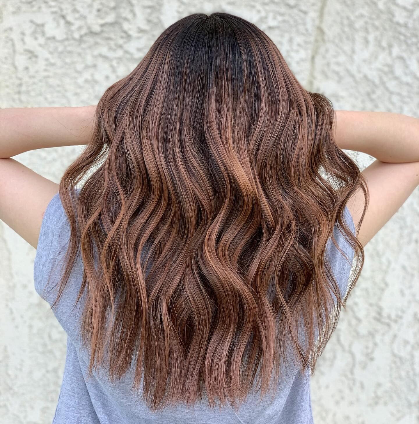 5. Caramel-Infused Balayage - Warm Brown Hair Color