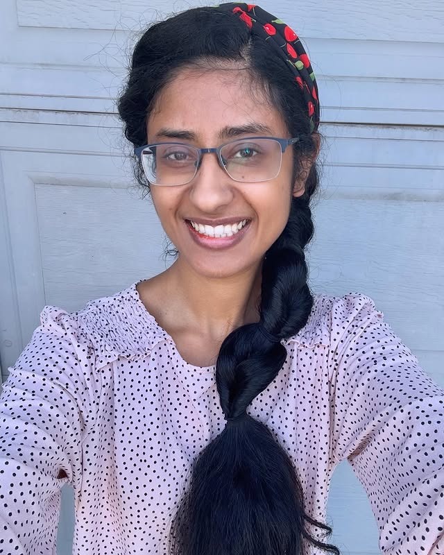 11. Side Braid with Cherry Print Band - Headband Hairstyles