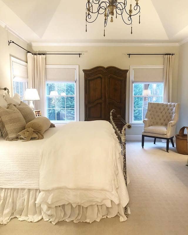 7. French Country with Architectural Details - french country bedroom ideas