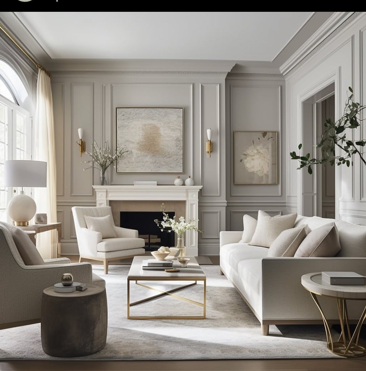 14. Timeless Neutral Classic - neutral living room ideas