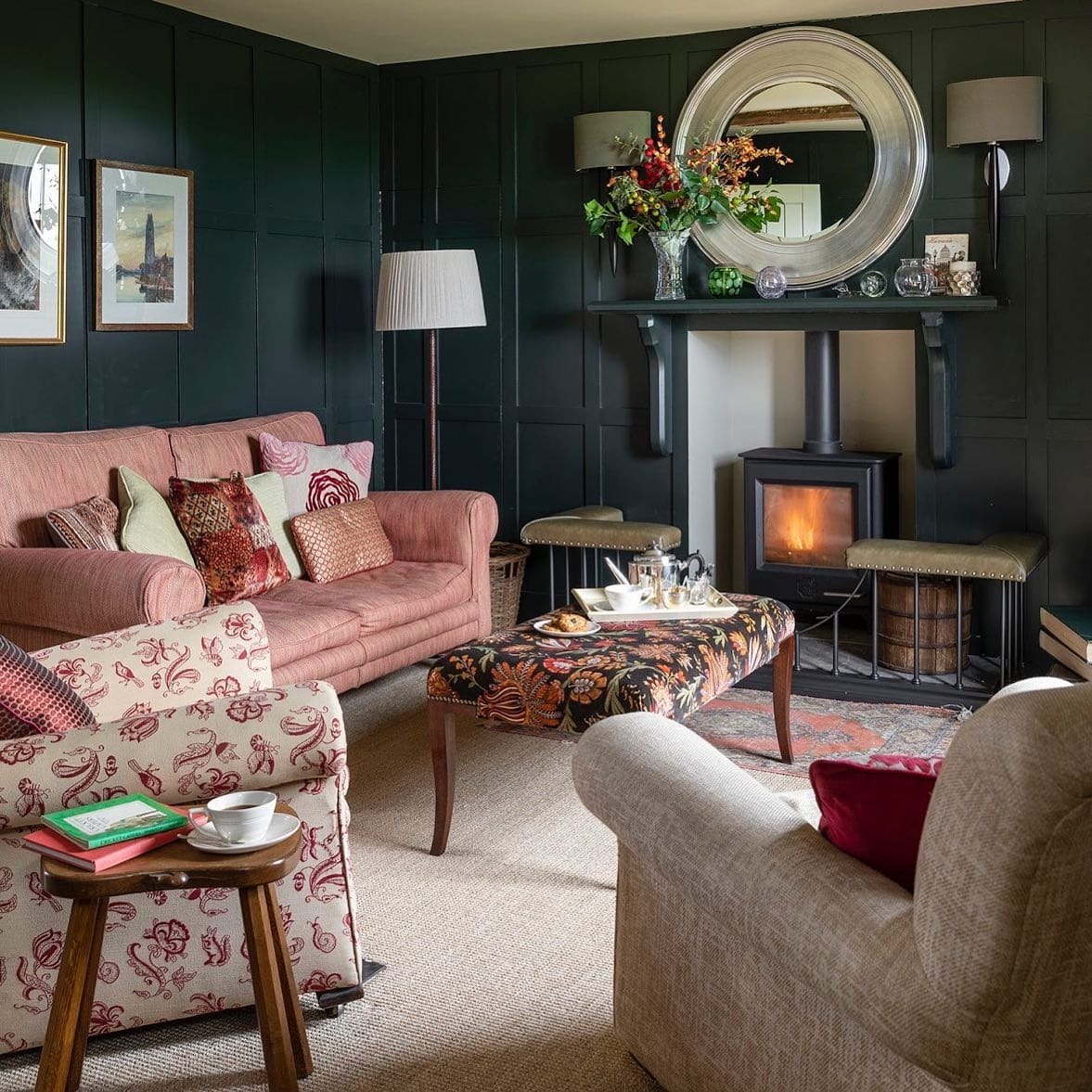 3. Eclectic Comfort with Heritage Influence - traditional living room ideas
