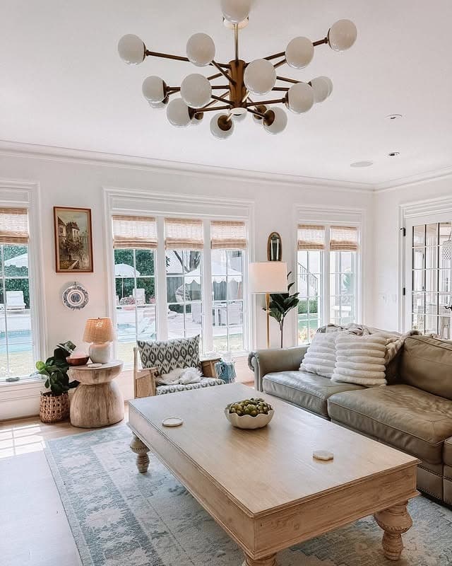 7. Bright Simplicity with a Modern Edge - traditional living room ideas