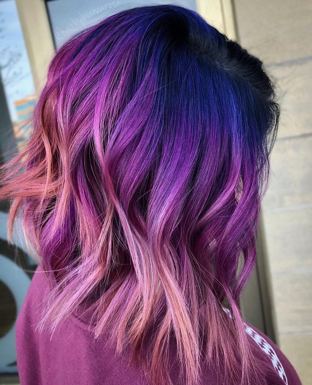 2. Midnight Magenta Ombre - Vivid Hair Color