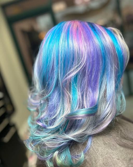 7. Frosted Pastel Blend - Vivid Hair Color