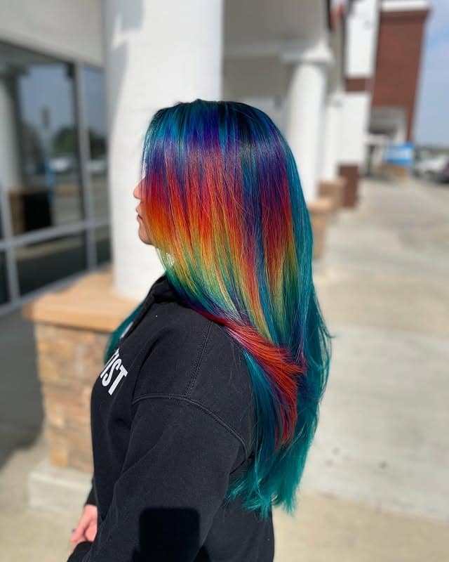 17. Prismatic Spectrum Sleek - Vivid Hair Color