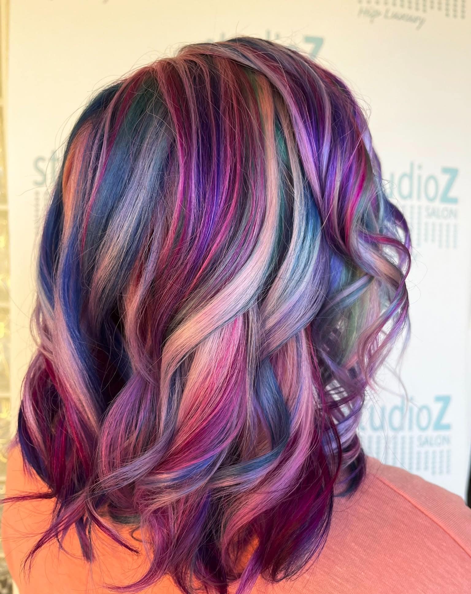18. Jewel-Tone Balayage - Vivid Hair Color