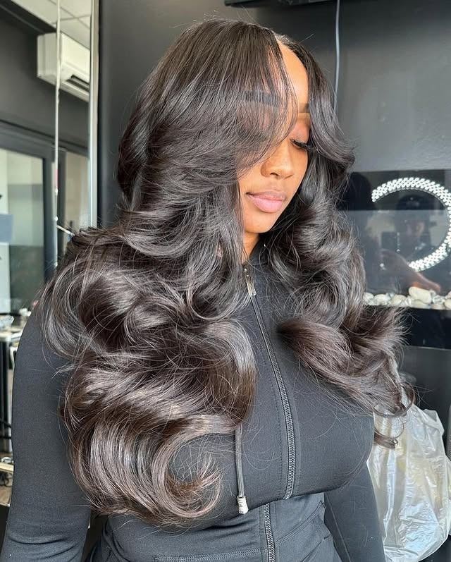 7. Glamorous Barrel Curls - Quick Weave Hairstyles