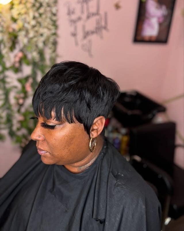 12. Tapered Pixie Quick Weave - Quick Weave Hairstyles