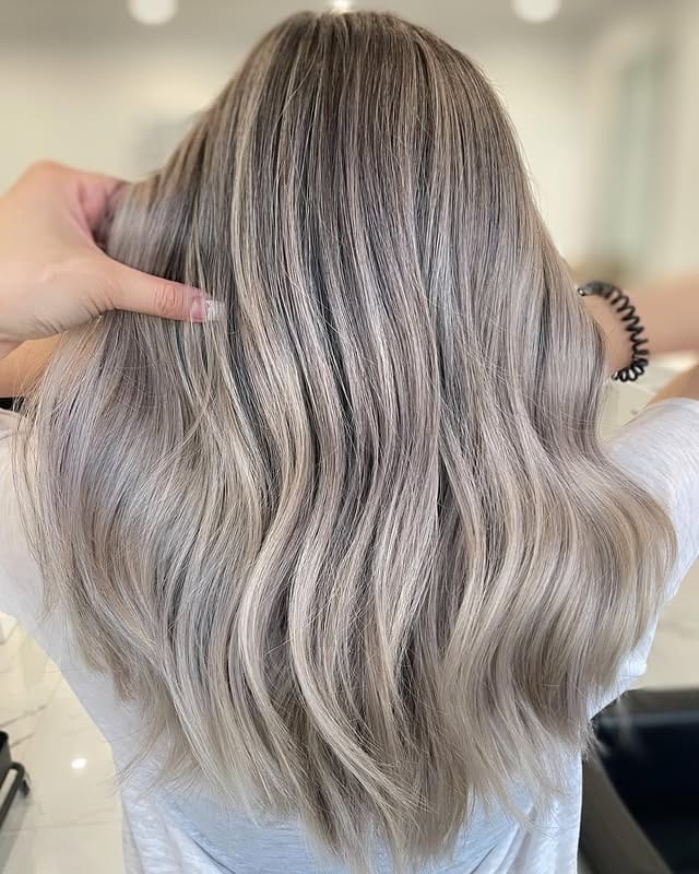 11. Ash Blonde with Lived-In Texture - Light Ash Blonde Hair Color