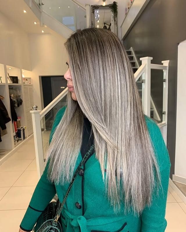 5. Straight Ash Blonde with Dimensional Shine - Sleek Hairstyles