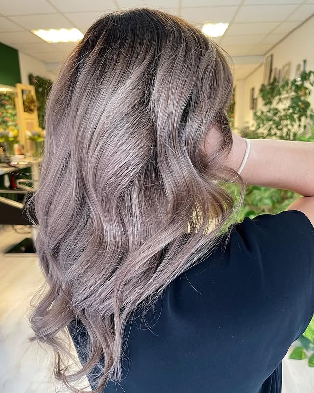 14. Velvet Lavender Mushroom Flow - Mushroom Hair Color