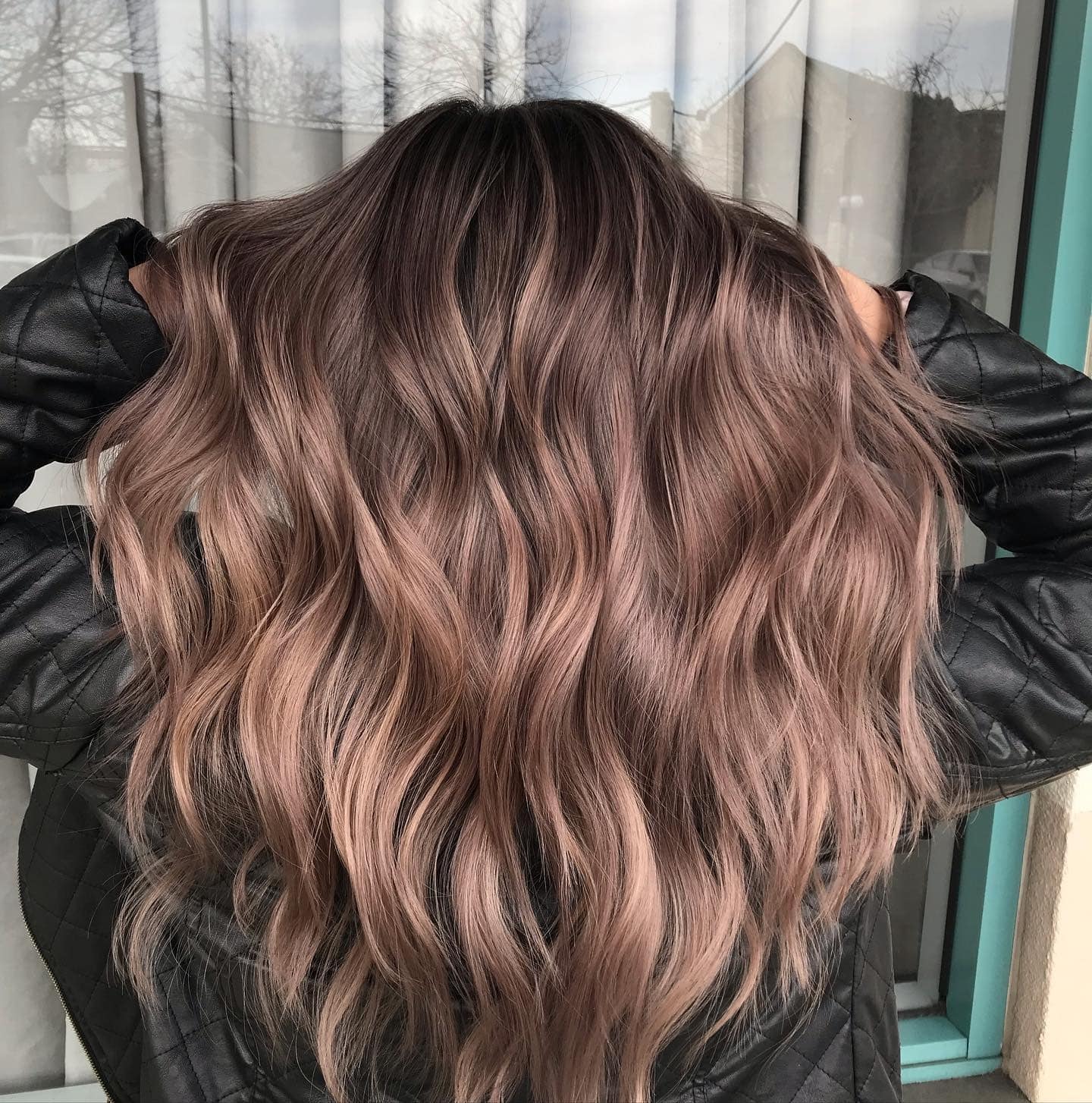 22. Rosewood Mushroom Waves - Mushroom Hair Color