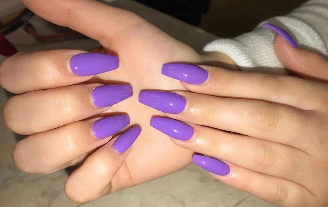 9. Violet Shine Perfection - exotic nail ideas