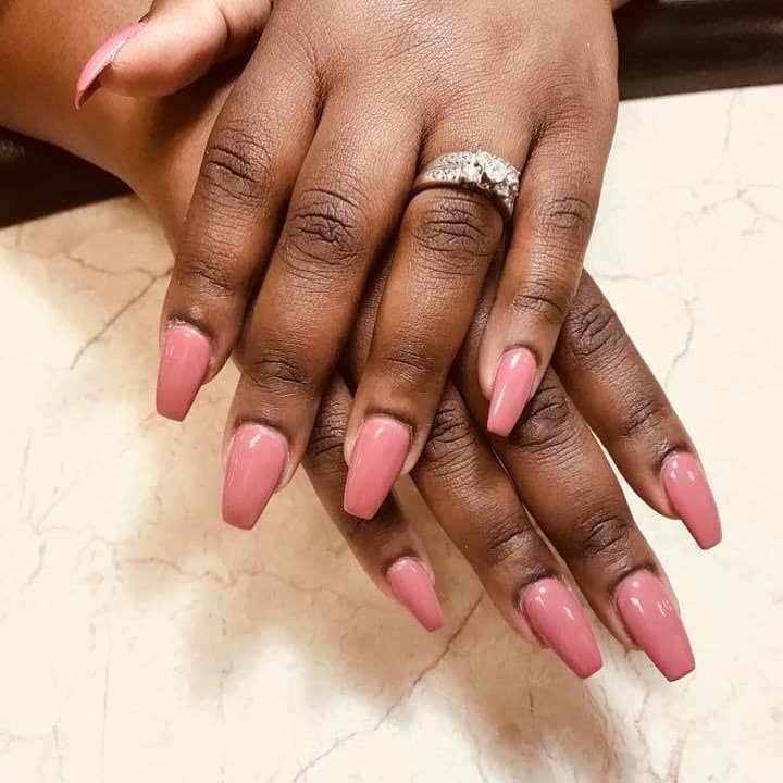 10. Rose Quartz Grace - exotic nail ideas