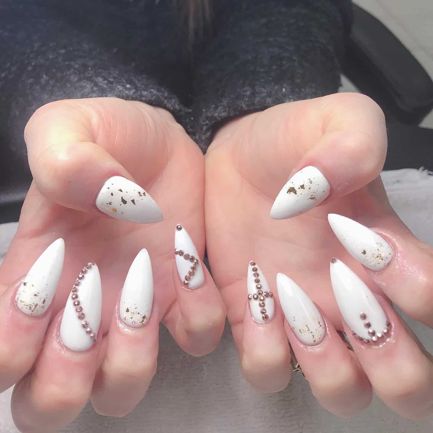 16. White Opal Majesty - exotic nail ideas