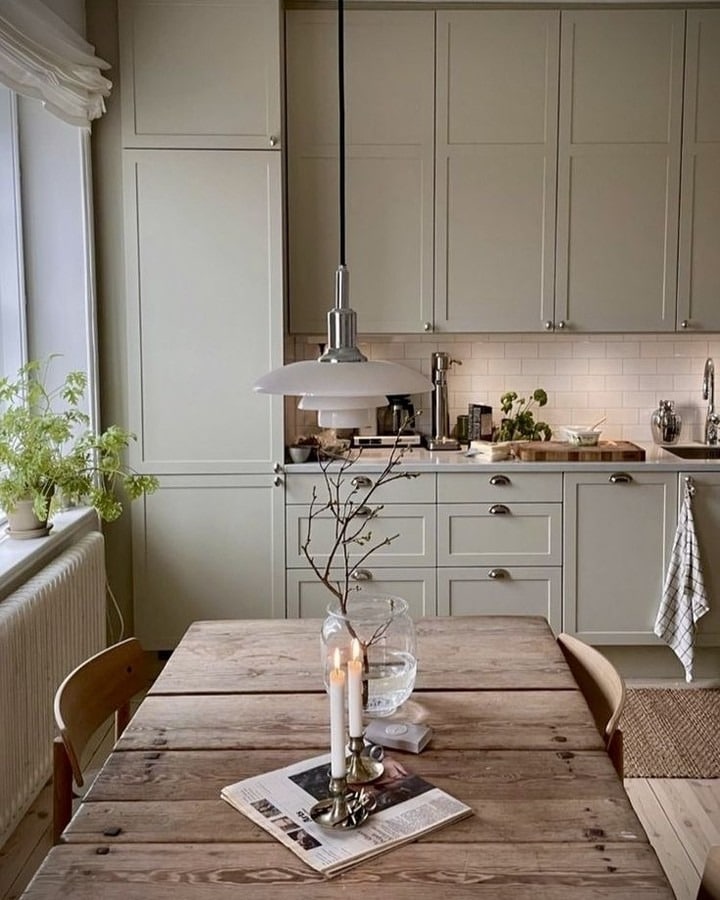 10. Rustic Nordic Neutral - neutral kitchen ideas