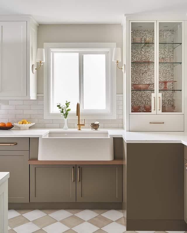 11. Olive & Cream Balance - neutral kitchen ideas