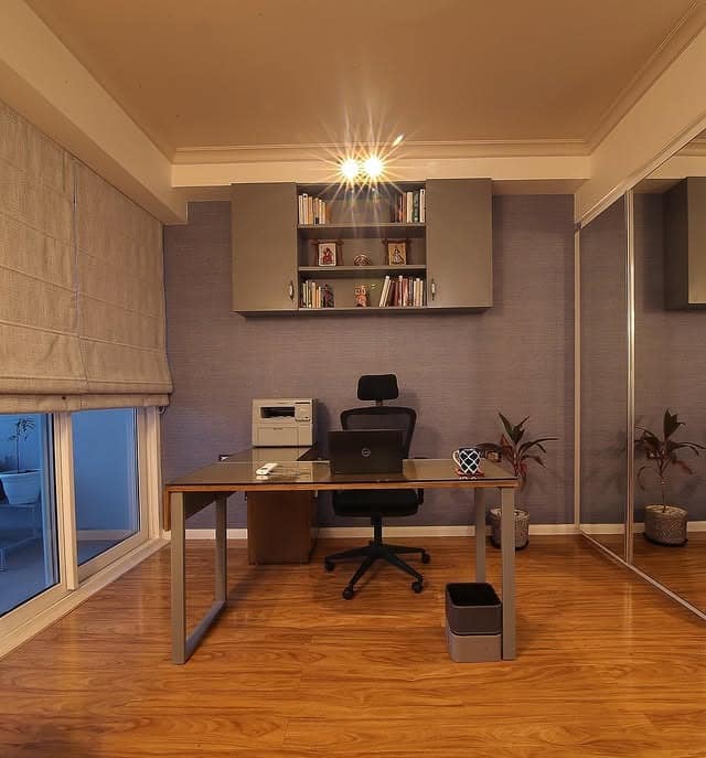 3. Classic Comfort with Subtle Modern Touches - office ideas for women