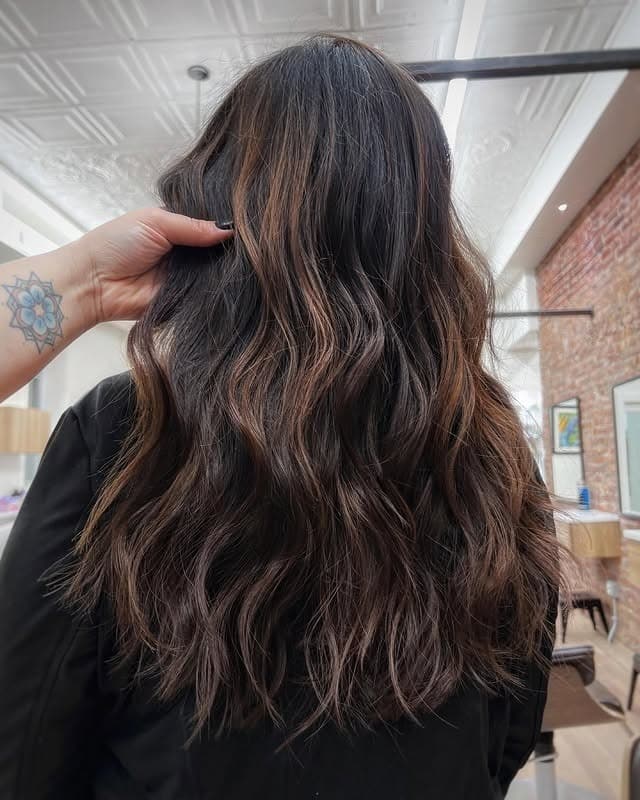 4. Espresso Melt with Caramel Threads - Espresso Hair Color