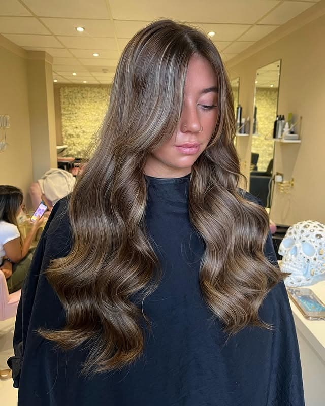 3. Glossy Mocha Luxe - Mocha Hair Color