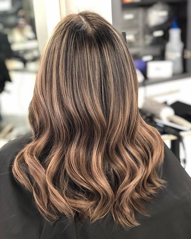 10. Soft Mocha Balayage - Mocha Hair Color