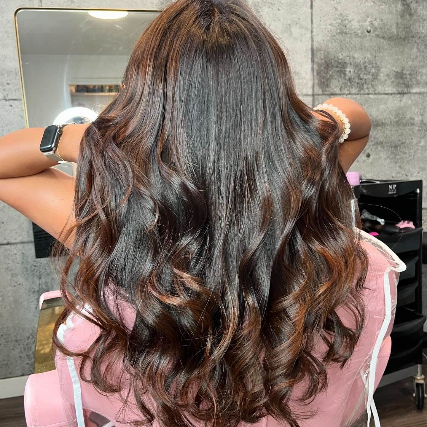 13. Molten Mocha Curls - Mocha Hair Color