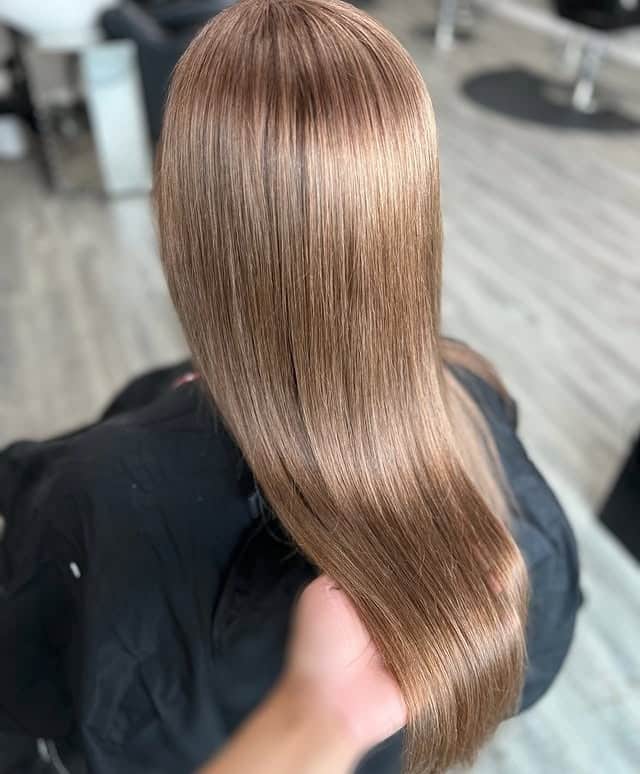 20. Soft Brunette Mocha Flow - Mocha Hair Color