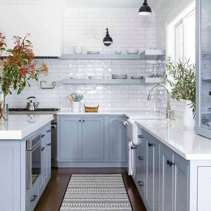 4. Soft Gray Simplicity - kitchen color ideas