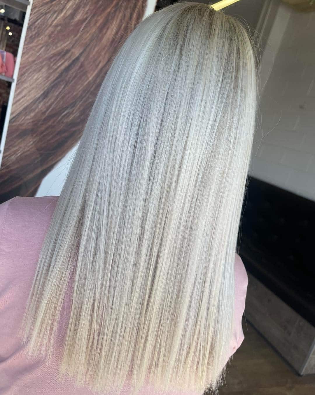 2. Icy Platinum Smooth Perfection - Ash Blonde Hair Color