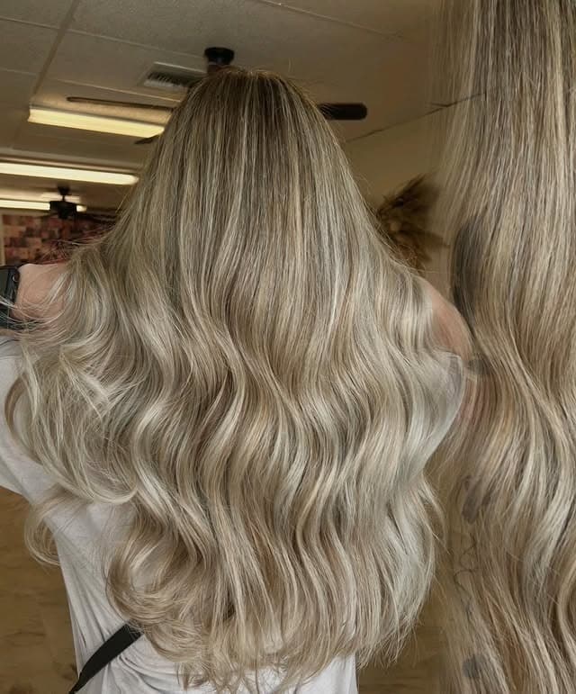3. Smoky Beige Ash Blonde Layers - Ash Blonde Hair Color