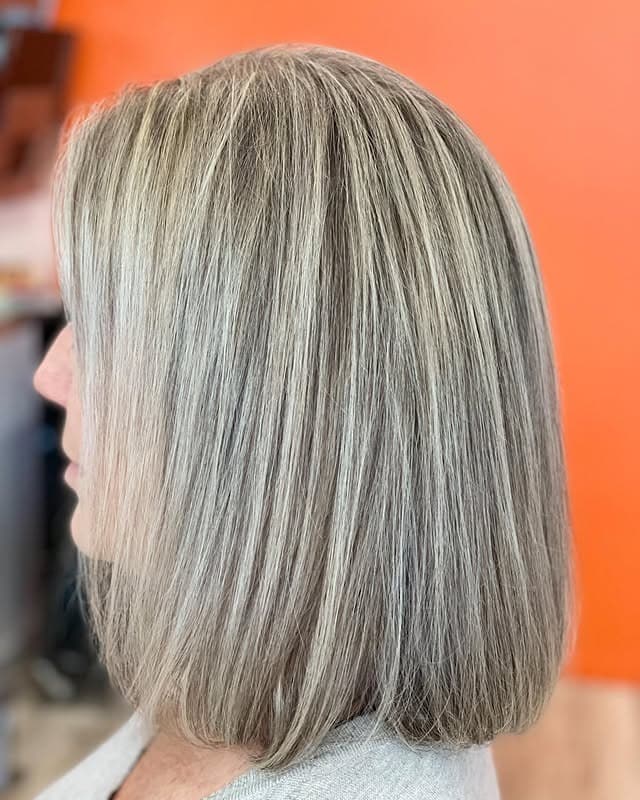 10. Polished Frosted Ash Bob - Ash Blonde Hair Color