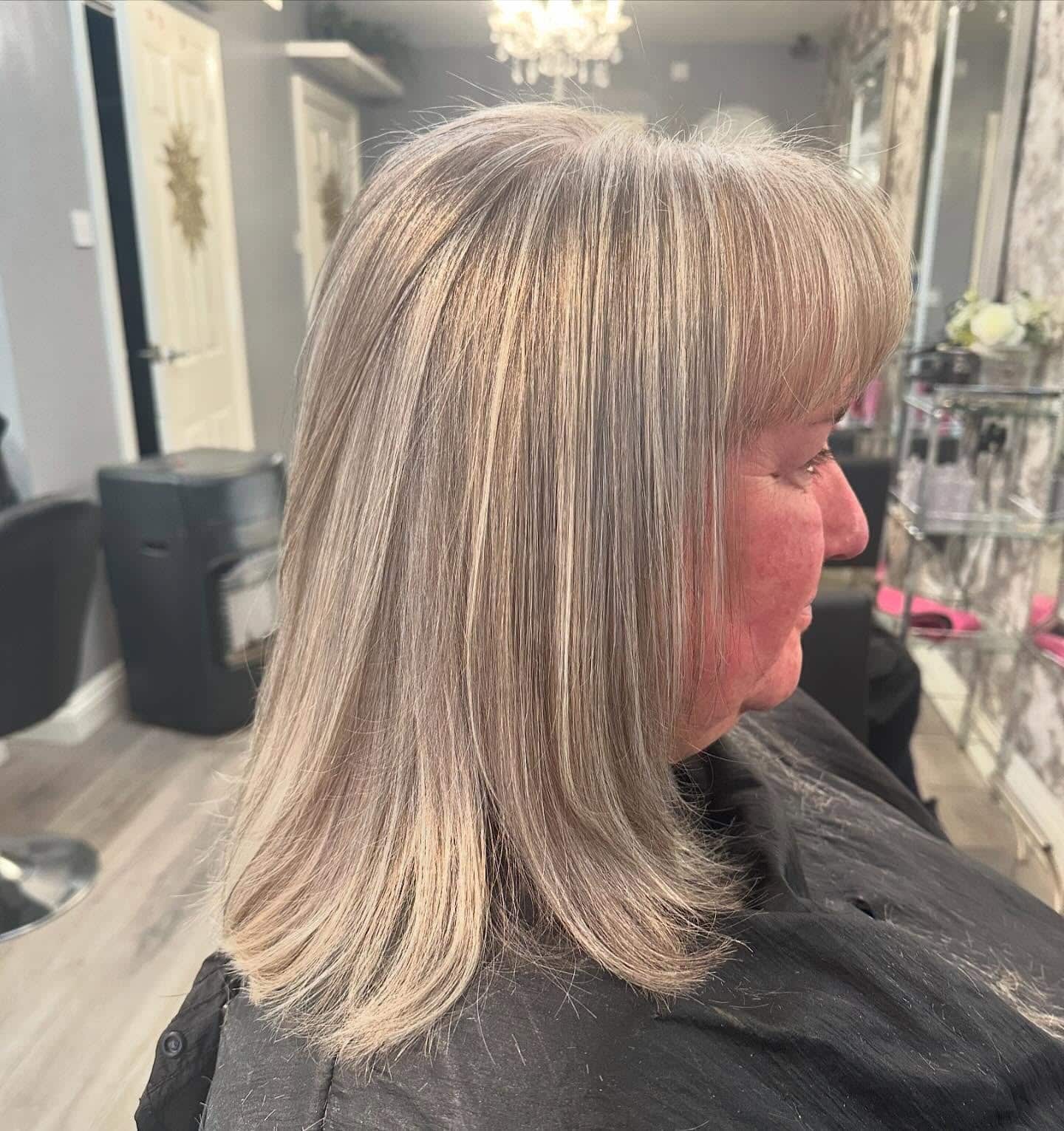 6. Ash Beige Silver Blend - Silver Hair Color