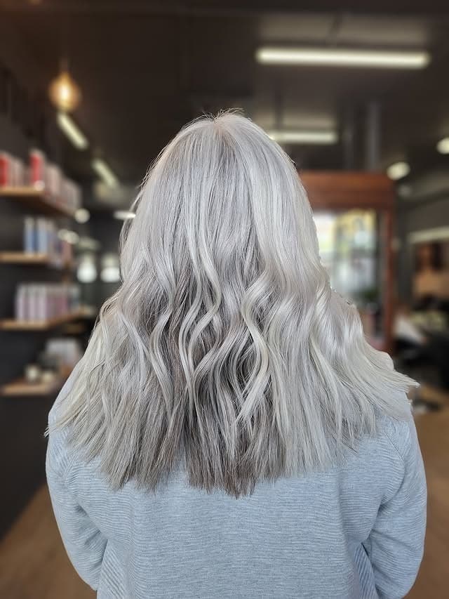 18. Arctic Silver Waves - Silver Hair Color